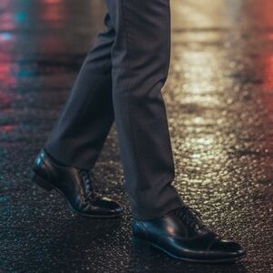 👞 Caporicci Handmade Italian Leather Cap-Toe Oxford Shoes - Black - Men’s 13M